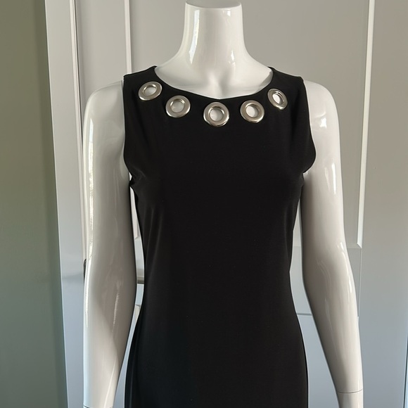 Joseph Ribkoff Grommet Sheath Dress - Picture 8 of 9
